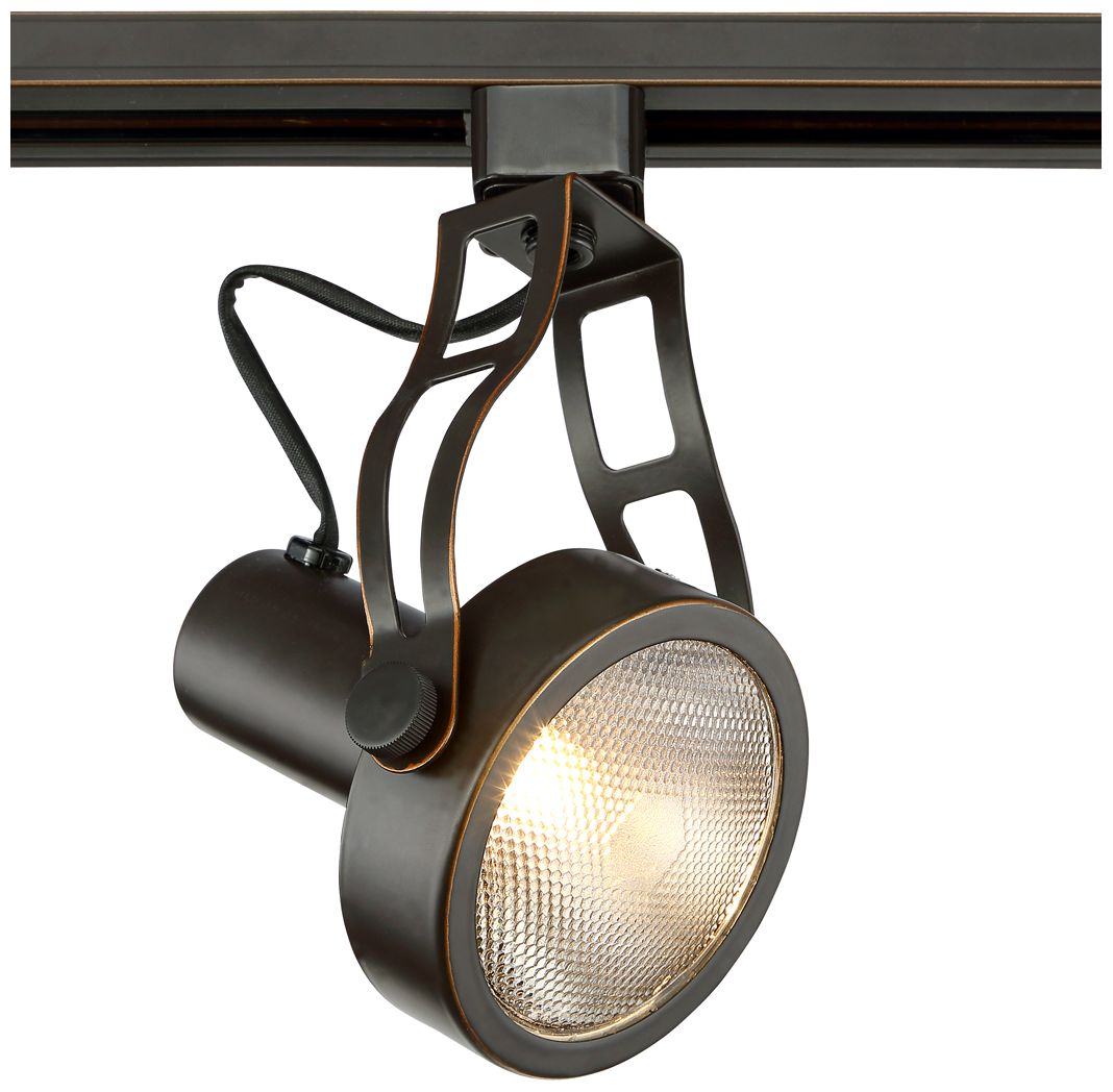 Track Lighting Page 3 Lamps Plus   Pro Track Bronze Spotlight Par30 Head For Halo Track Systems  1x364 