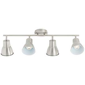Image5 of Pro Track Brushed Steel 27.5" Wide LED Track Kit Fixture more views