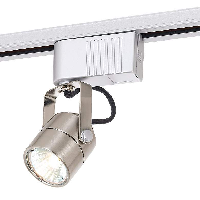 Image 6 Pro Track® Brushed Steel  Three Lights Track Kit For Wall or Ceiling more views