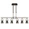Pro Track Burnham 6-Light Bronze LED Track Fixture with Replacement Bulbs