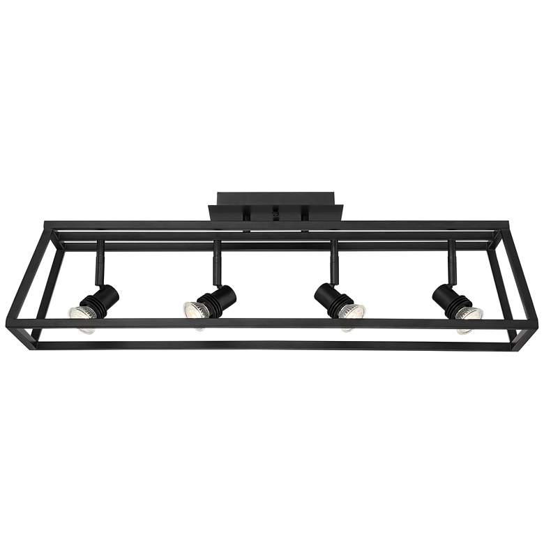 Image 5 Pro Track Carmel Flat Black Cage 4-Light LED Track Fixture more views