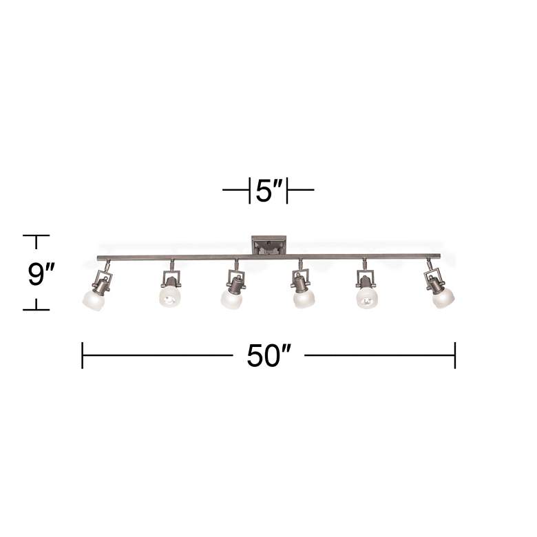 Pro Track&#174; Chace 50&quot; Wide 6-Light Complete Track Kit more views