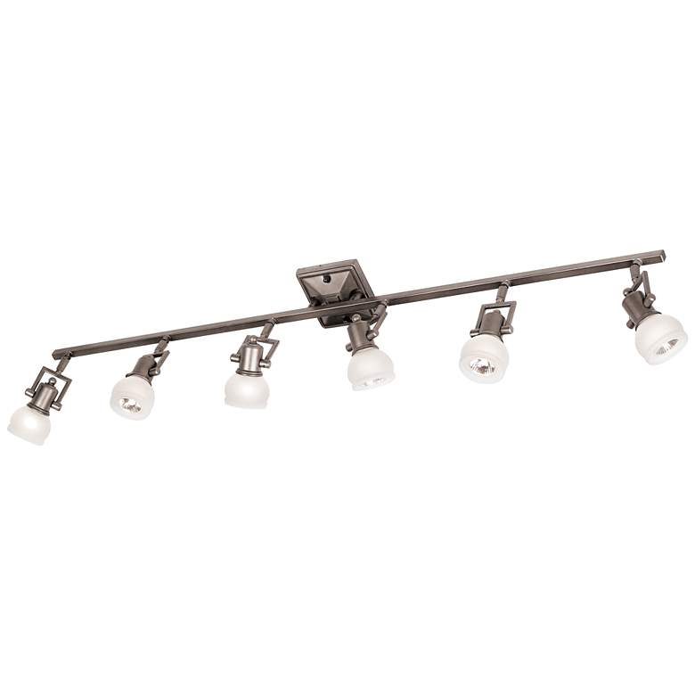 Image 3 Pro Track Chace 50" Wide 6-Light Track Style Ceiling Light
