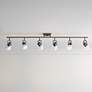 Pro Track Chace 50" Wide 6-Light Track Style Ceiling Light in scene