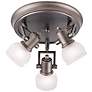 Pro Track&#174; Chace Pewter 10" Wide 3-Light Ceiling Light in scene