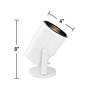 6_Pro Track Cord-n-Plug 8" High White Accent Uplight with Foot Switch more views