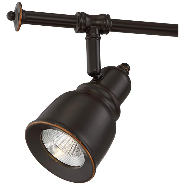 Image 3 Pro Track&#174; Denise 4-Light Bronze 6.5W LED Track Fixture more views