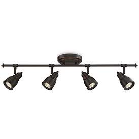 Image4 of Pro Track® Denise 4-Light Bronze 6.5W LED Track Fixture more views