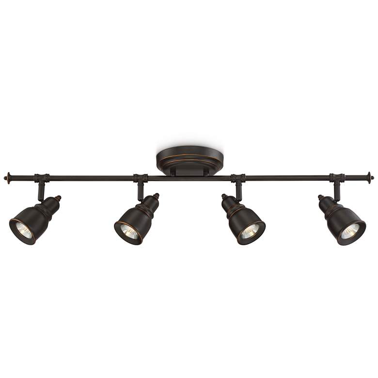 Image 4 Pro Track&#174; Denise 4-Light Bronze 6.5W LED Track Fixture more views