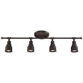 Image5 of Pro Track® Denise 4-Light Bronze 6.5W LED Track Fixture more views