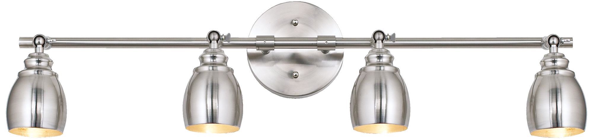 Image 6 Pro Track Elm Park 36" Wide Brushed Nickel 4-Light Track Fixture more views