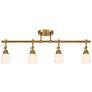 2_Pro Track Elm Park 4-Head Gold Finish Wall or Ceiling Track Light Kit