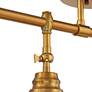 4_Pro Track Elm Park 4-Head Gold Finish Wall or Ceiling Track Light Kit more views