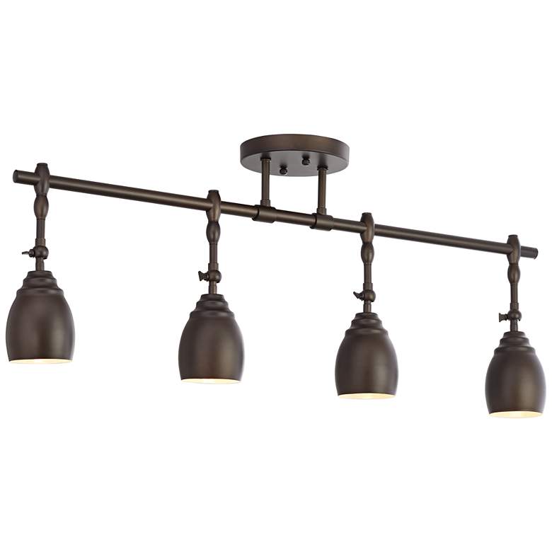 Image 5 Pro Track Elm Park 4-Light Oiled Rubbed Bronze ceiling or wall Track kit more views