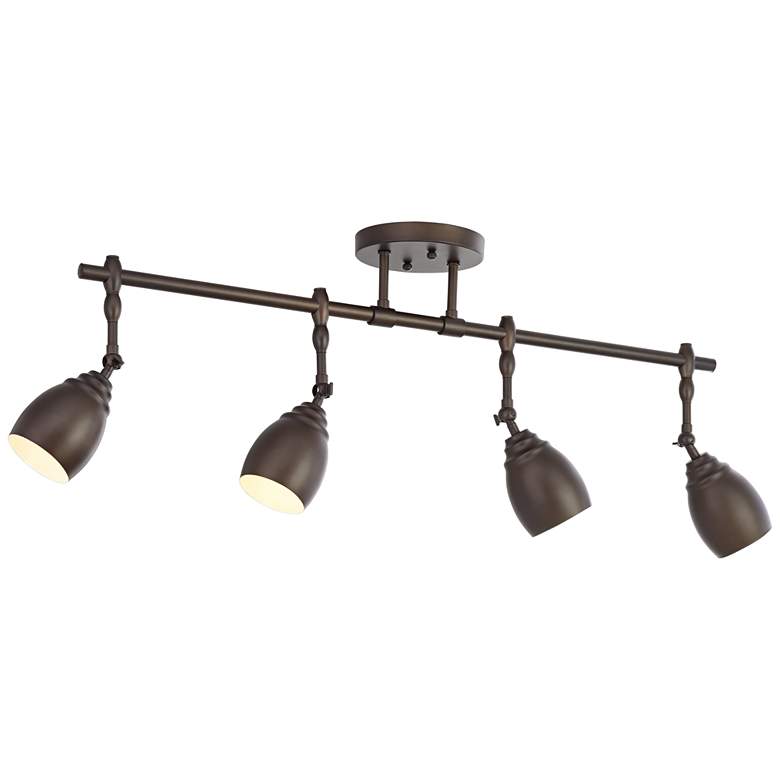 Image 6 Pro Track Elm Park 4-Light Oiled Rubbed Bronze ceiling or wall Track kit more views