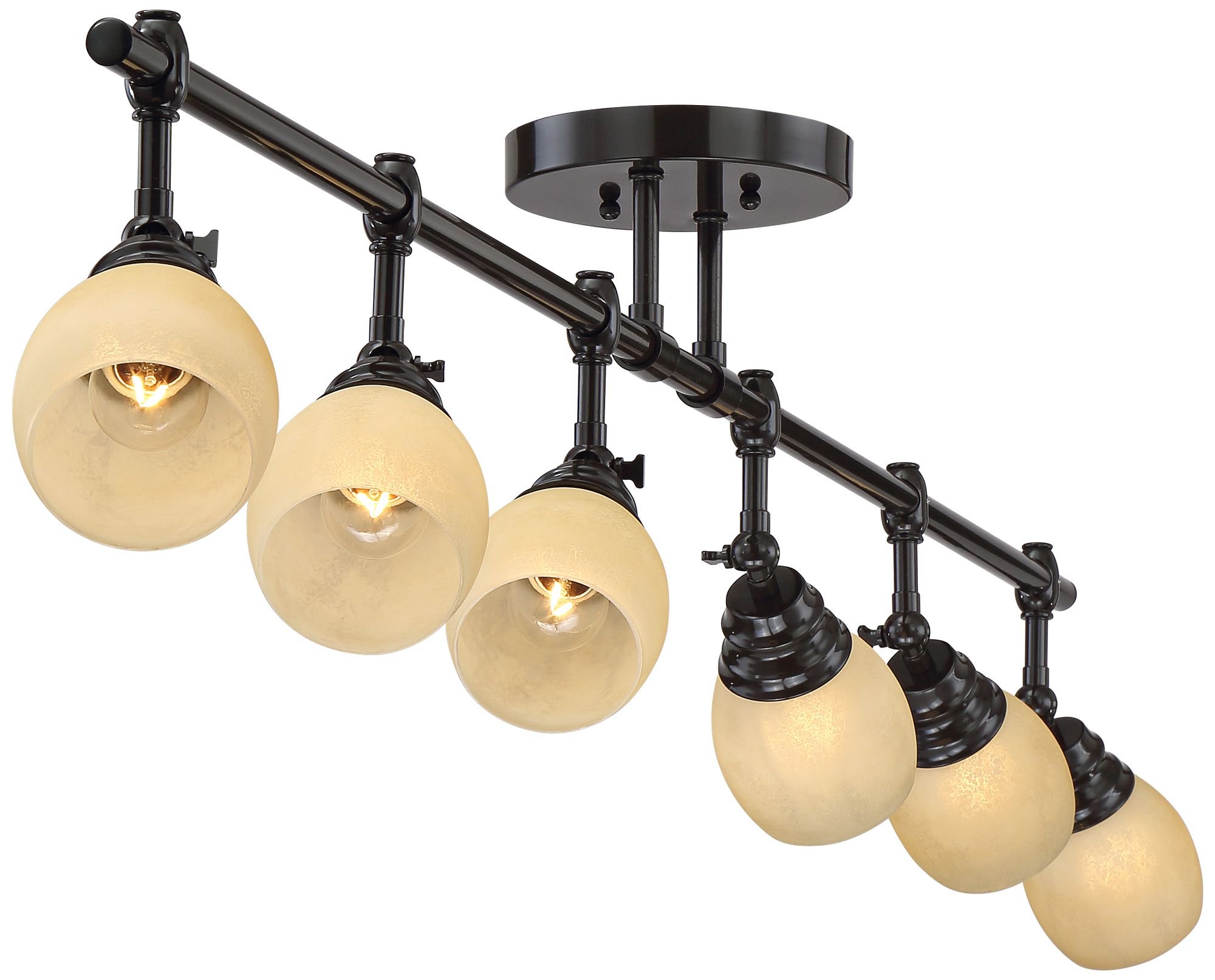 Image 6 Pro Track Elm Park 57 1/2" Bronze 6-Light Track Fixture Ceiling Light more views