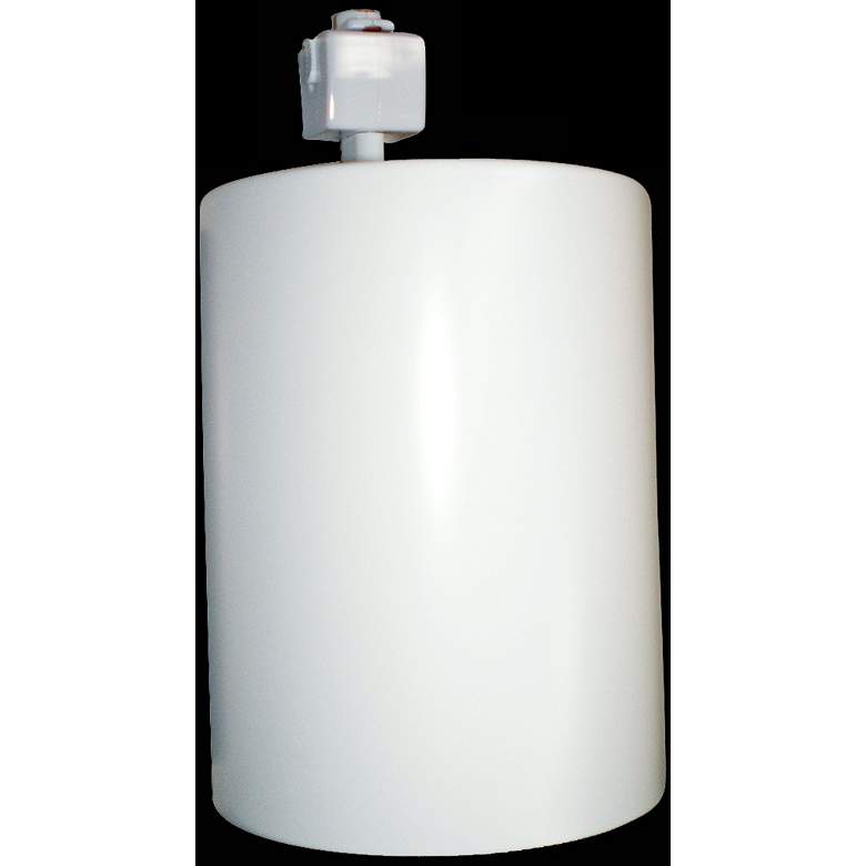 Image 1 Pro Track&#8482; Flat Cylinder White Track Light