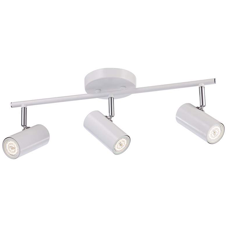 Image 5 Pro Track Galena 19 1/8 inch Wide 3-Light White Finish LED Track Fixture more views
