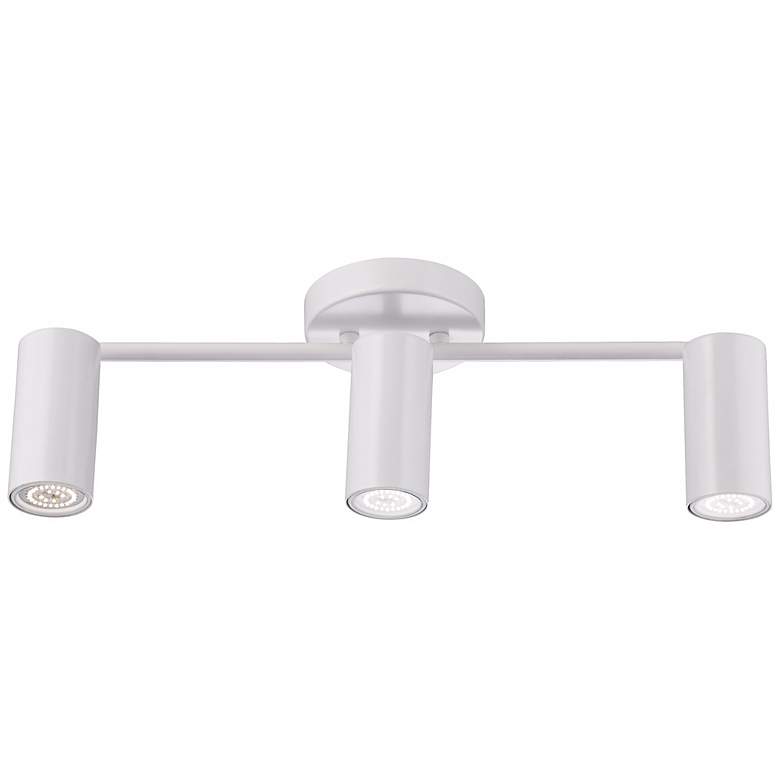 Image 7 Pro Track Galena 19 1/8 inch Wide 3-Light White Finish LED Track Fixture more views
