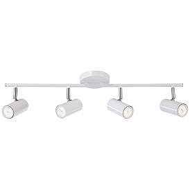 Image5 of Pro Track Galena 27 7/8" Wide 4-Light Matte White LED Track Fixture more views