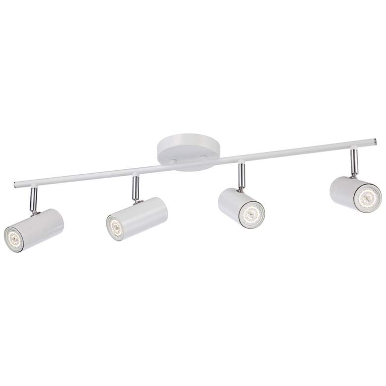 Image 4 Pro Track Galena 28" Wide 4-Light Matte White LED Track Light Fixture more views