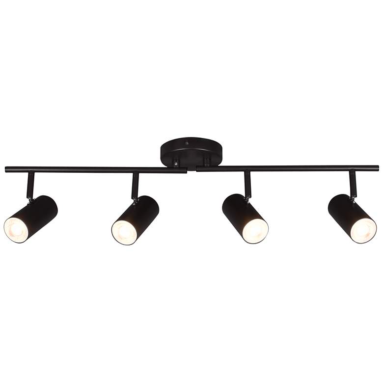 Image 1 Pro Track Galena 4-Light Bronze Adjustable LED Track Fixture