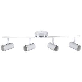 Image3 of Pro Track Galena 4-Light White Adustable LED Track Fixture more views