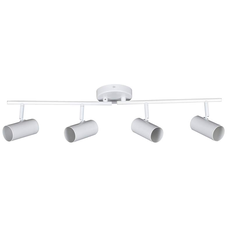 Image 3 Pro Track Galena 4-Light White Adustable LED Track Fixture more views