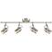 Pro Track® Gladstone 4-Light Nickel LED Track Fixture