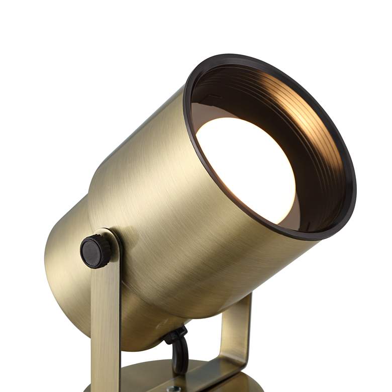 Image 2 Pro Track Gold 8" High Adjustable Accent Uplight more views