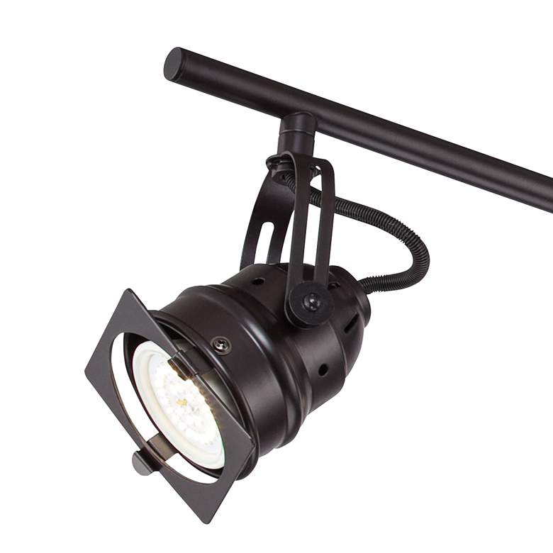 Image 3 Pro Track Hamilton 23 1/4" 4-Light Swing Arm Bronze LED Track Fixture more views