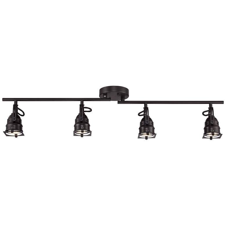 Image 4 Pro Track Hamilton 23 1/4" 4-Light Swing Arm Bronze LED Track Fixture more views