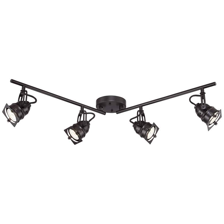 Image 5 Pro Track Hamilton 23 1/4" 4-Light Swing Arm Bronze LED Track Fixture more views