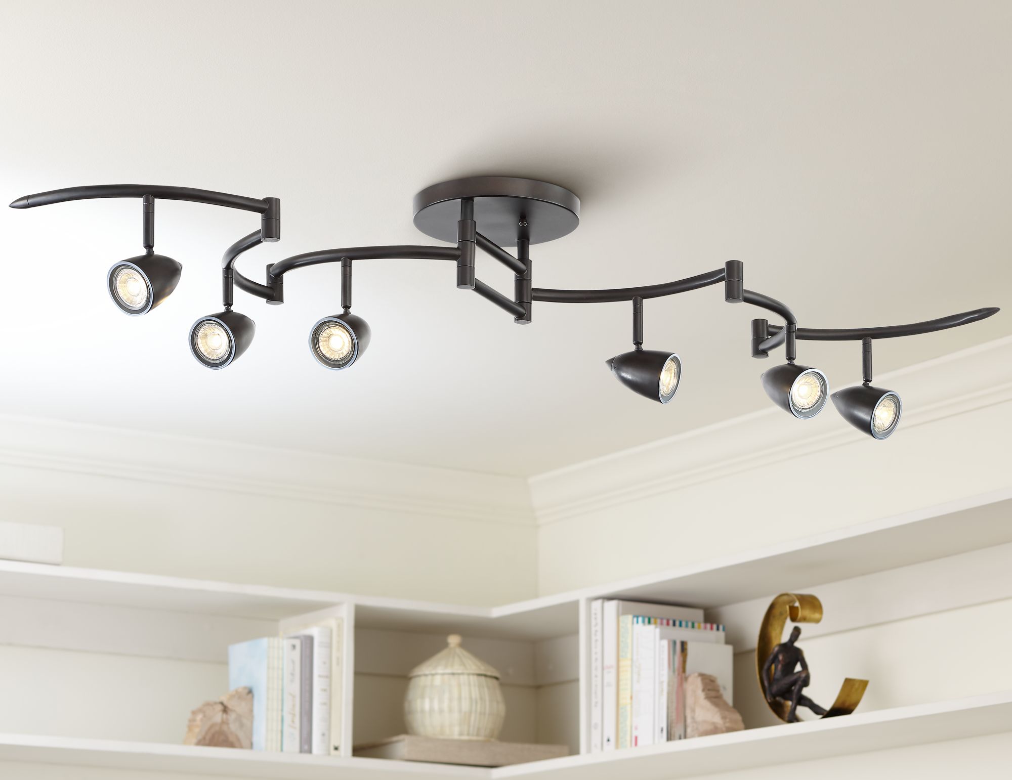 Modern bronze deals track lighting