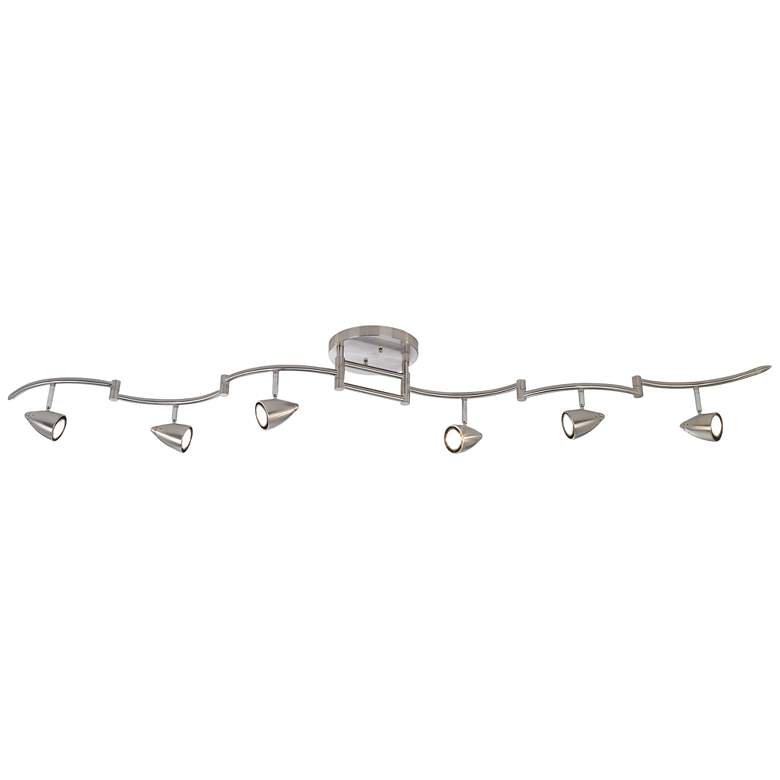 Image 2 Pro Track Heavy Duty Axel 72" 6-Light Swing Arm LED Track Light Kit