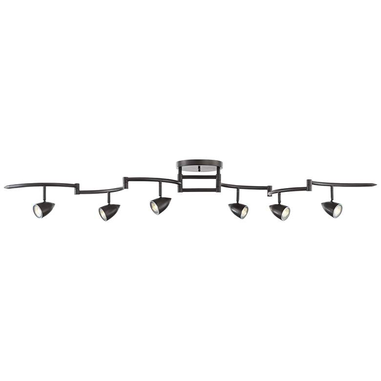 Image 2 Pro Track Heavy Duty Axel 72 inch  Wide 6-Light LED Track Fixture