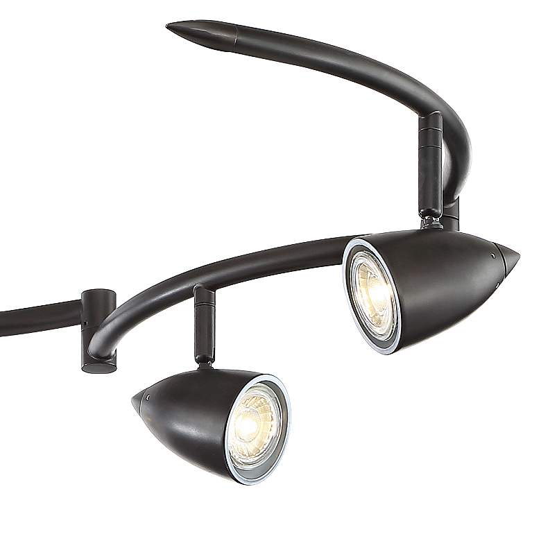 Image 3 Pro Track Heavy Duty Axel 72" Wide 6-Light LED Track Fixture more views
