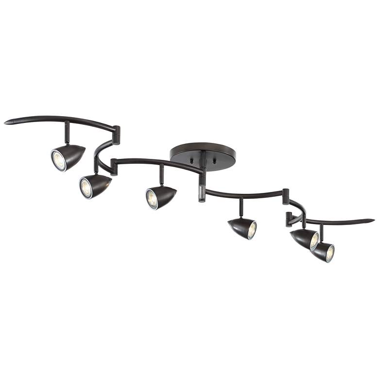 Image 5 Pro Track Heavy Duty Axel 72 inch  Wide 6-Light LED Track Fixture more views