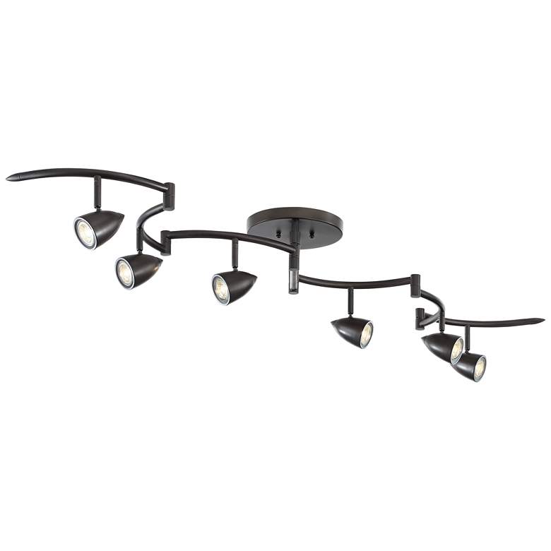 Image 5 Pro Track Heavy Duty Axel 72" Wide 6-Light LED Track Fixture more views