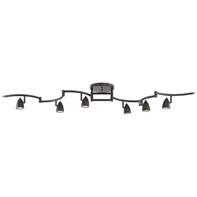 Image 6 Pro Track Heavy Duty Axel 72 inch  Wide 6-Light LED Track Fixture more views