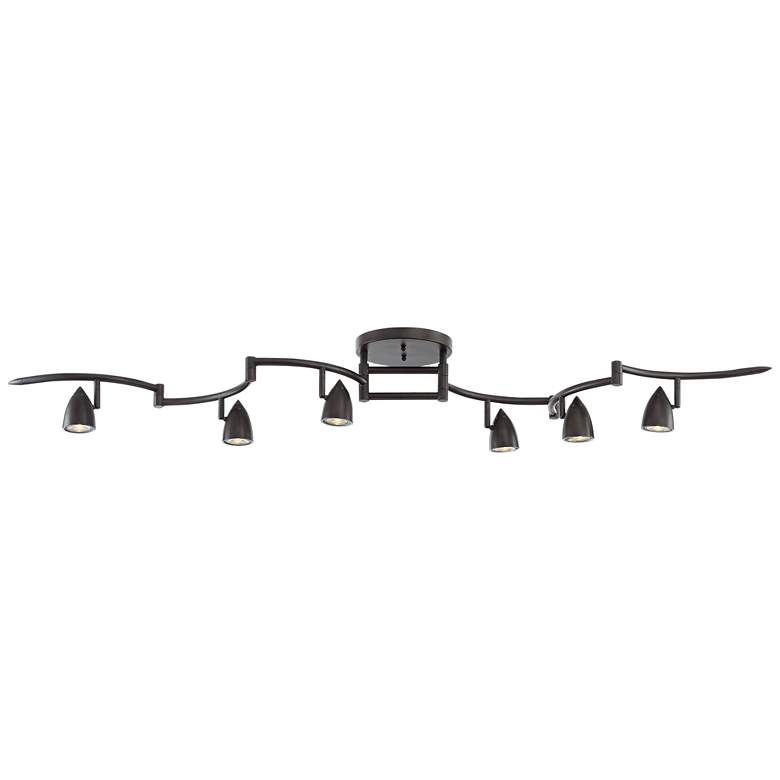 Image 6 Pro Track Heavy Duty Axel 72" Wide 6-Light LED Track Fixture more views