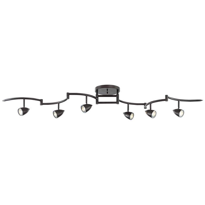 Image 7 Pro Track Heavy Duty Axel 72 inch  Wide 6-Light LED Track Fixture more views