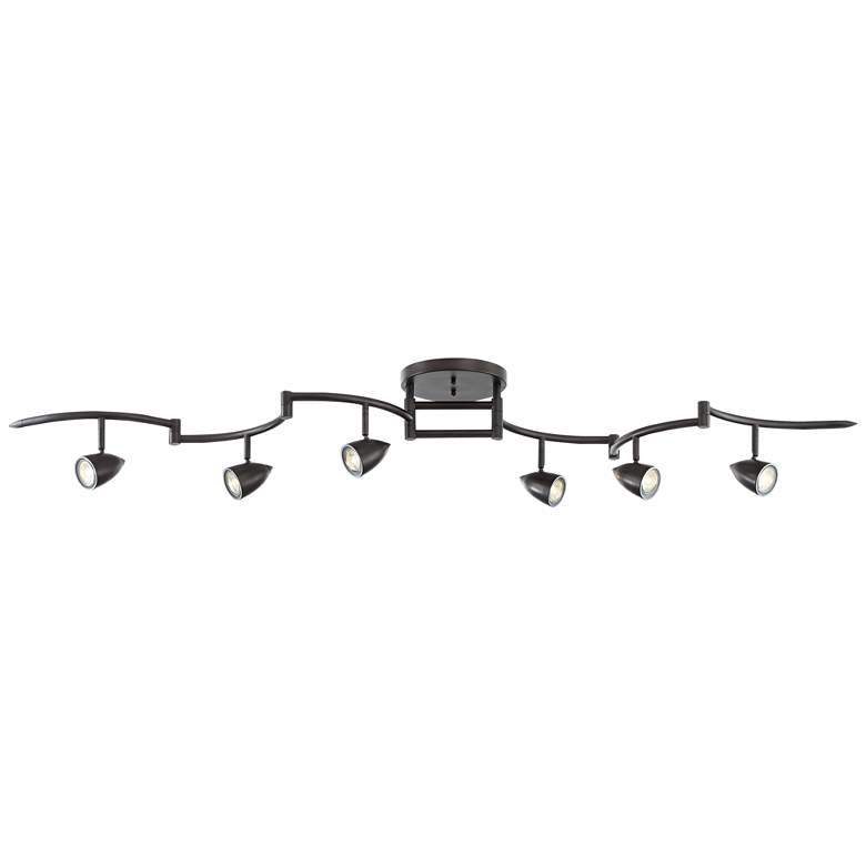 Image 7 Pro Track Heavy Duty Axel 72" Wide 6-Light LED Track Fixture more views