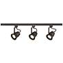 5_Pro Track Jenna 44" Linear 3-Light Bronze LED Track Ceiling Fixture more views