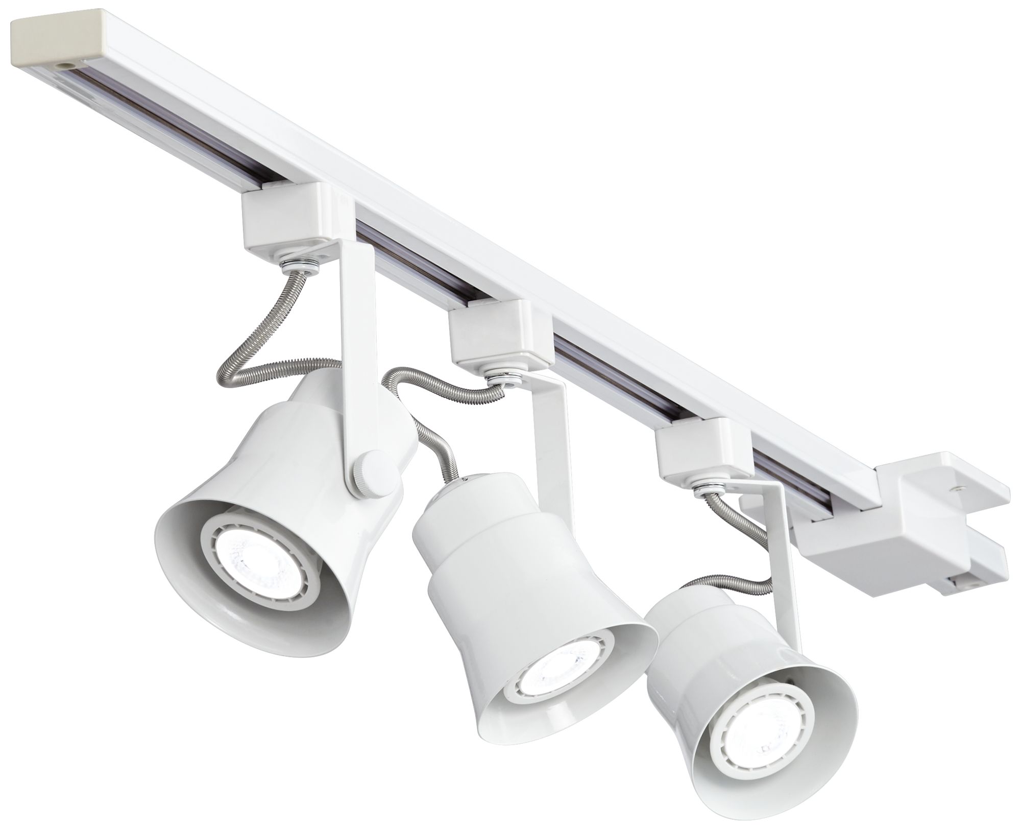 Pro Track Jenna Linear 3-Light White LED Track Kit
