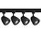 Pro Track Karny 4-Light Black LED Floating Canopy Track Kit