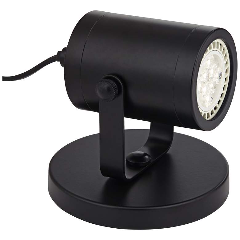 Image 5 Pro Track Ladera 5" High Plug-In Black Finish LED Accent Uplight more views