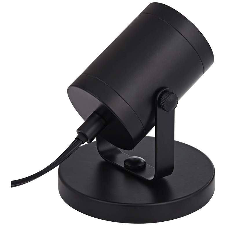 Image 7 Pro Track Ladera 5" High Plug-In Black Finish LED Accent Uplight more views