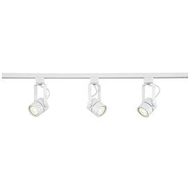 Image2 of Pro Track Layna Linear 3-Light White LED Bullet ceiling or wall Track Kit