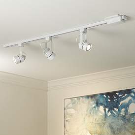 Image1 of Pro Track Layna Linear 3-Light White LED Bullet ceiling or wall Track Kit